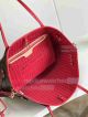 AAA Clone L---V New Monogram Articles de Voyage Ikat Neverfull GM Rose Red Handbag (6)_th.jpg